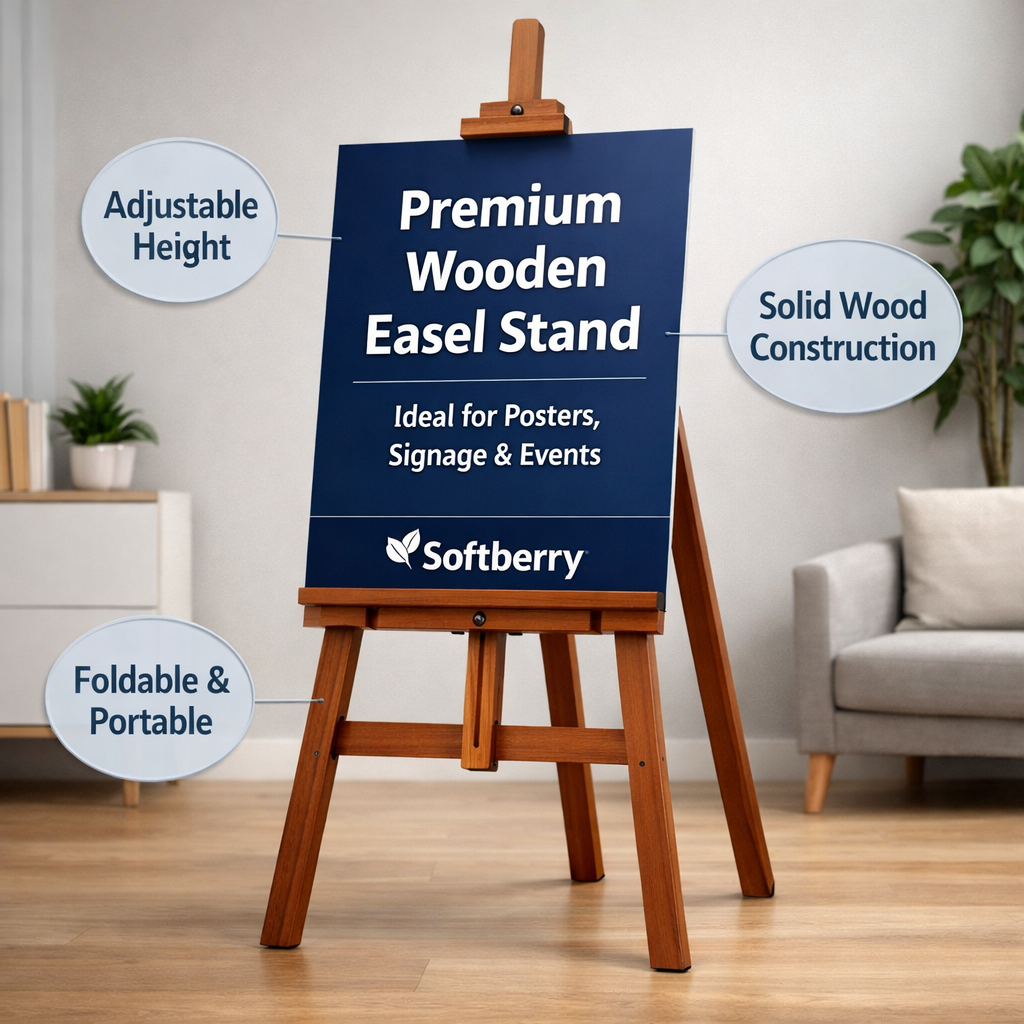 Premium Display Easel Stand – Wooden