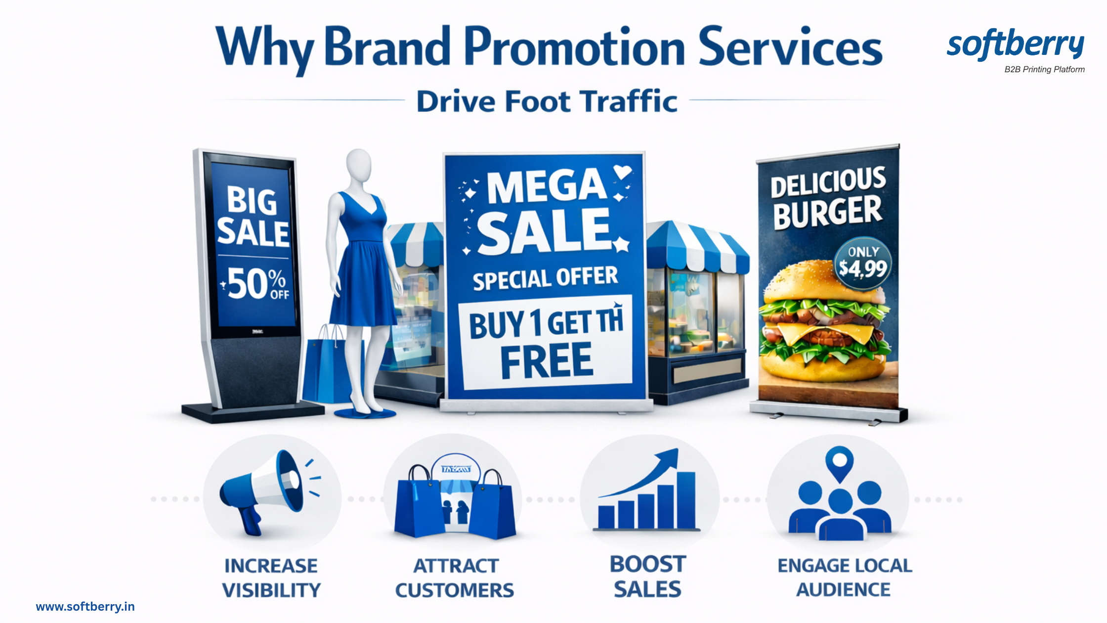Why Brand Promotion Display Services Drive Foot Traffic