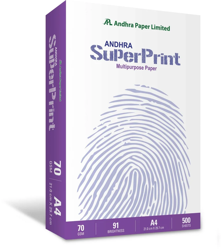 A4 Copier Paper Andhra Superprint - 70 GSM