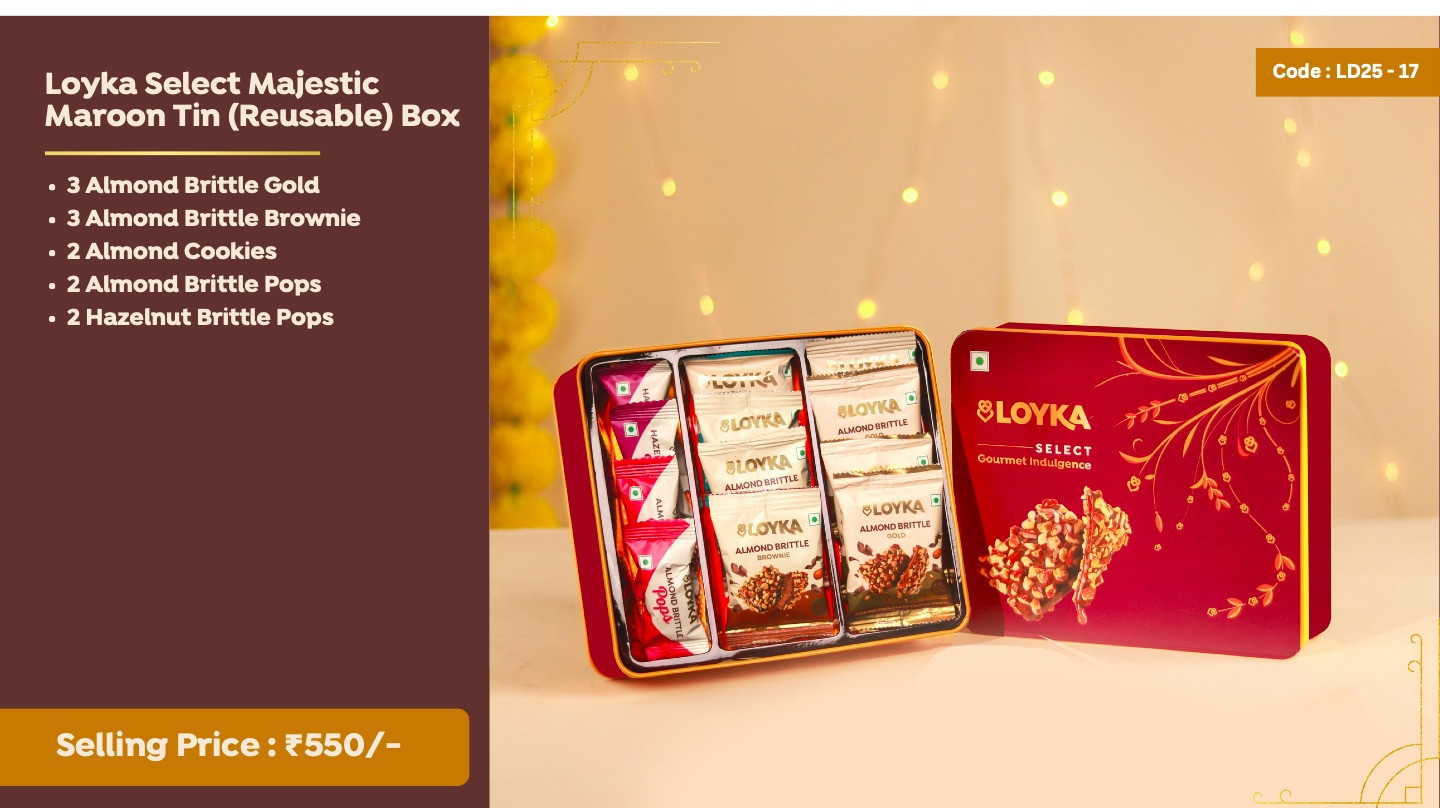 Loyka Select Majestic Maroon Tin (Reusable) Box