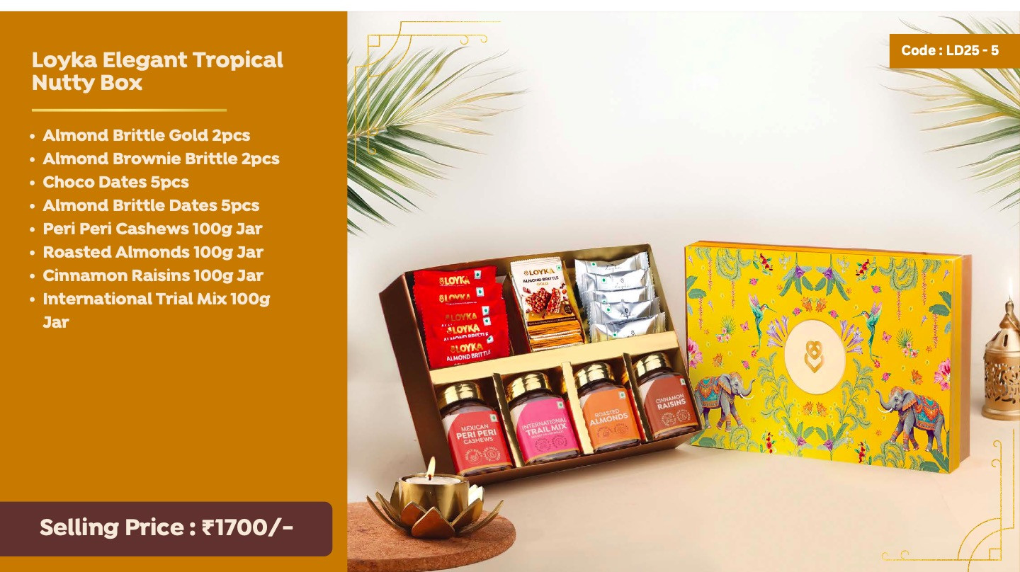 Loyka Elegant Tropical Nutty Box