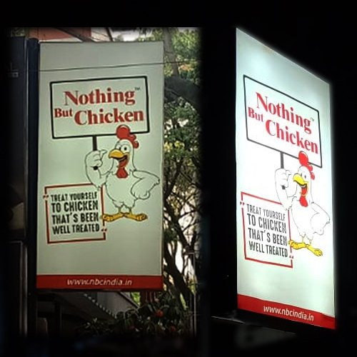 Glow Sign Board Double Side