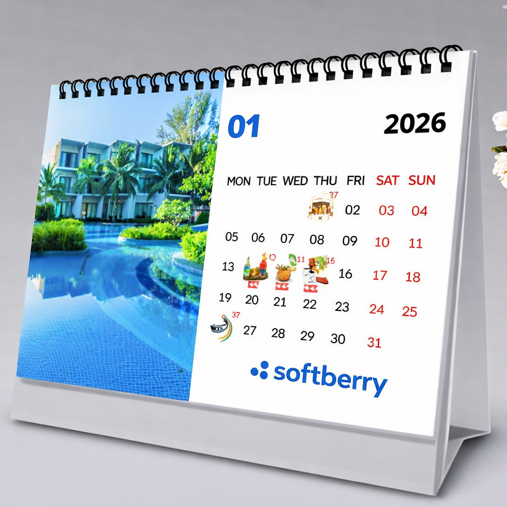 Custom Desk Calendar / Table top Calendar