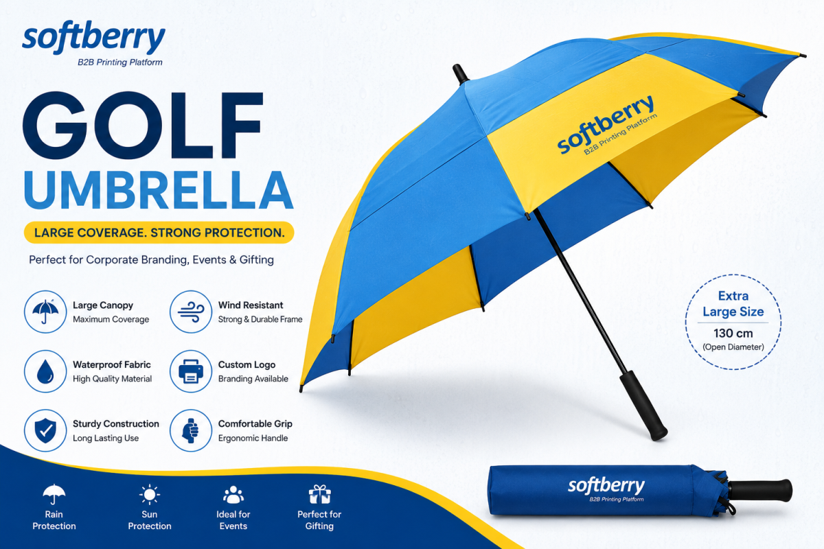 Custom Golf Umbrella with Logo Printing