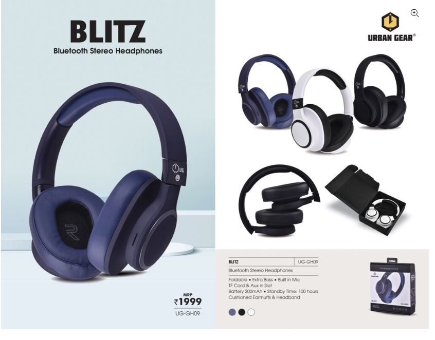 Bluetooth Stereo Headphones - Blitz