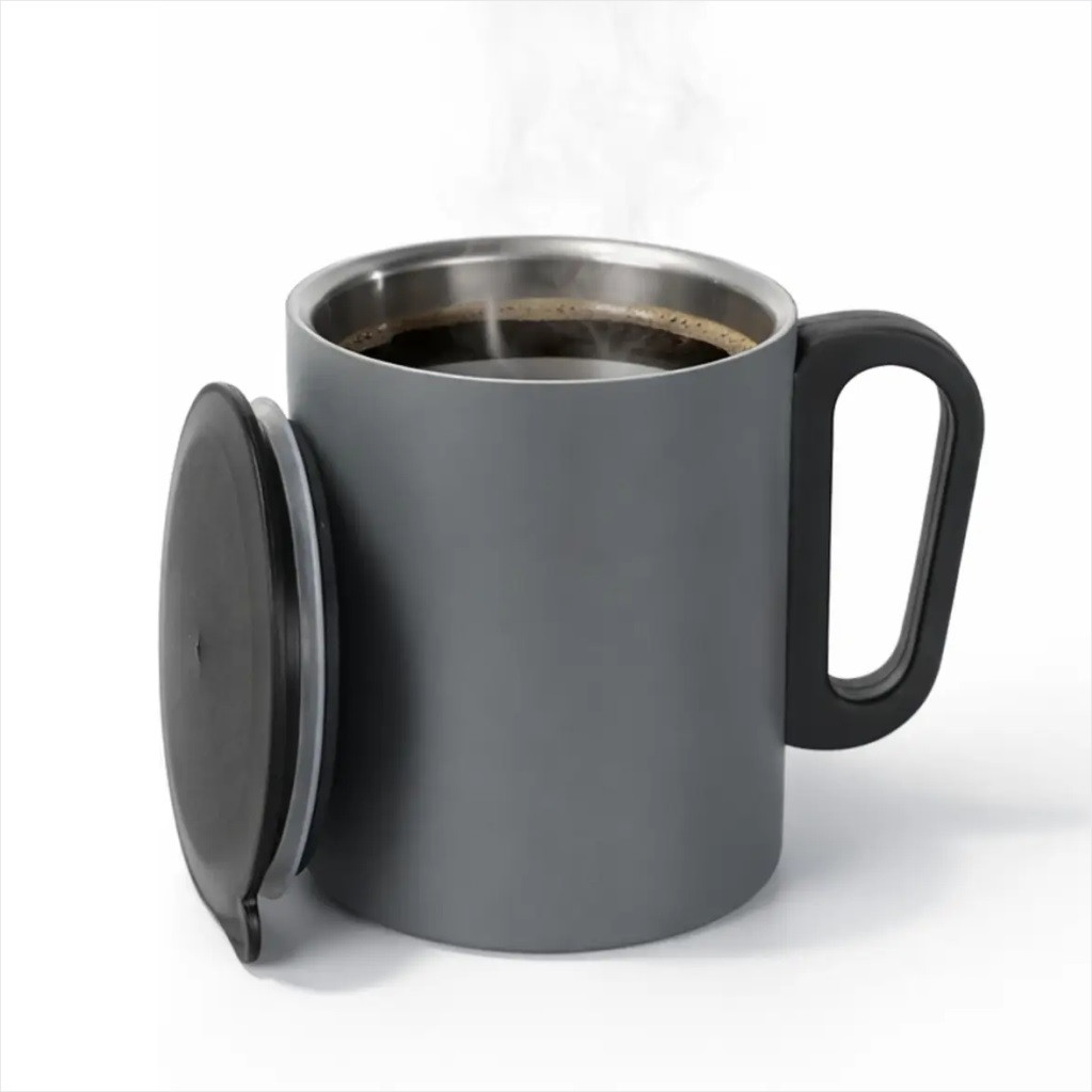 Cafe Serve 250ml Double Wall Insulated Steel Mug – SS 304